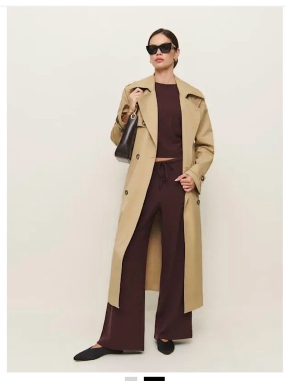 Reformation Olina knit pants and top set